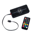 1 To 9 Ports 3 in 1 4 Pin PWM Magnetic Suction Hub with Remote PWM Magnetic Fan Hub Splitter PWM & ARGB Hub Splitter for PC Case. 
