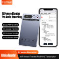 AI Voice Recorder Mini Magnetic Powerd ChatGPT App Phone Call Espia Transcribe Summarize 58 Language Translator Audio Dictaphone. 