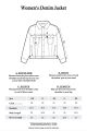 Women denim hoodie jacket. 