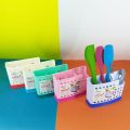 3-PARTITION MULTI-PURPOSE CUTLERY HOLDER & ORGANIZER. 