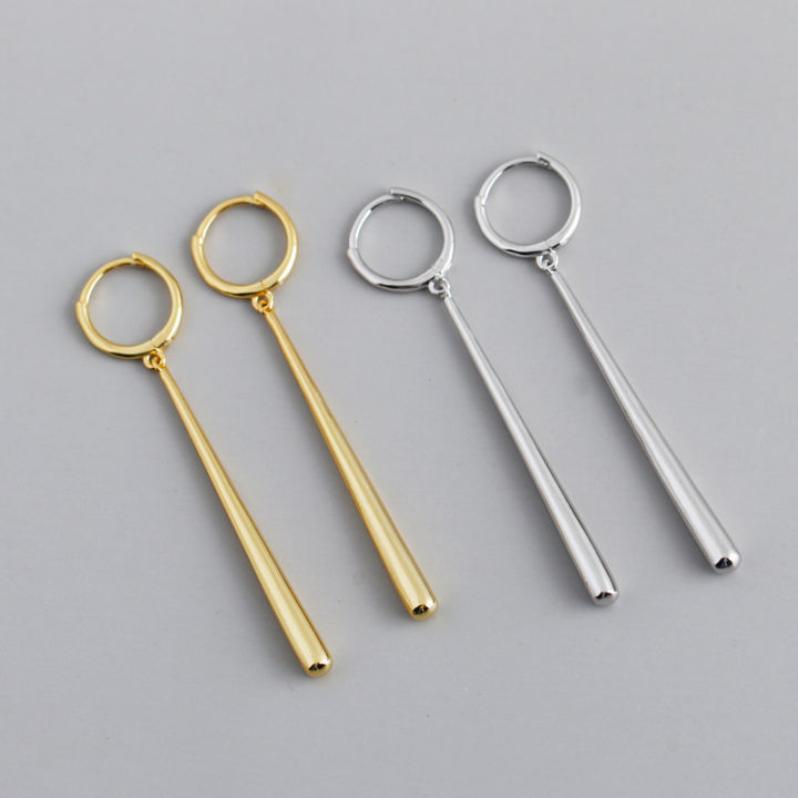 ANENJERY%20Silver%20Color%20Long%20Strip%20Hoop%20Earrings%20for%20Women%20French%20Gold%20Silver%20Waterdrop%20Earrings%20Jewelry%202022%20New%20-%20Image%206