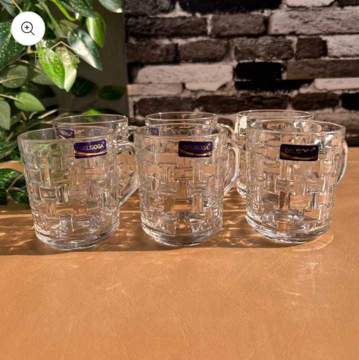 6pcs%20Transparent%20Clear%20Glass%20Coffee%20&%20Tea%20Cups%20Set%20-%20240ml%20(Box%20Pack)%20-%20Heat%20Resistant%20Elegant%20Mugs%20-%20Image%203