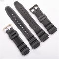 For AQ-S810W S800W AE-1000W SGW-400H 300H 500H W735H 18mm Silicone Strap Anti-Scratch Waterproof Wrist Band Bracelet Watch. 
