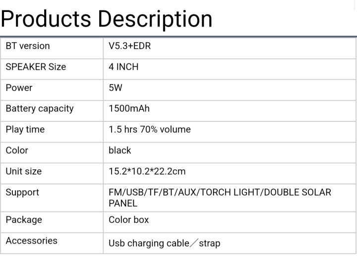 KTS%20Wireless%20Portable%20Speaker%20With%20Double%20Solar%20Plate%20,%20FM%20Radio%20&%20Torch%20Light%203%20Inch%20KTS-1767%20-%20Image%206