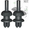 5/10PCS For Citroen C2C3C4 Cactus DS3 Saxo Xsara Picasso Trunk Parcel Shelf Pack Hanger string Clips Mounting Hook 699218. 
