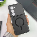 Redmi 15 Cover - Black - Luxury MagSafe Design Silicone Back Case. 