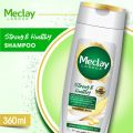 Mclay Branded Shampoo 360ml – Shampoo Original | Variants: White, Pink, Black, Green, Hair‑Fall Defense (Mustard) | Shampoo Lustrous Shine • Long & Healthy • Thick & Dense • Strong & Healthy • Hair‑Fall • Colour Protect • Soft & Silky. 