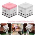 Square TP7500 Billiard Chalk Pink/Grey Fine Powder Snooker Neutral Pool Chalk Non-slip Billiard Pool Chalk Billiard Accessories.