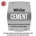 White Cement specially for Tiles Gap (2 kg) (5 kg)  Crack Filling |Wall Putty for seepage and damped walls / Universal Adhesive | Repair | Construction Works | Art & Craft Projects | Home Waterproof | Wall putty for damp walls /Bathroom & Tiles, Grouting. 