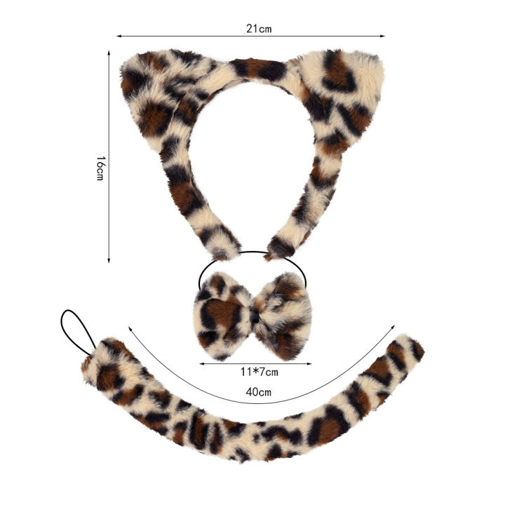 Anime%20Leopard%20Print%20Cat%20Ear%20Headband%20Cosplay%20Halloween%20Stripe%20Anime%20Animal%20Tiger%20Plush%20Headwear%20Tie%20Tail%20Gloves%20Performance%20Prop%20-%20Image%202