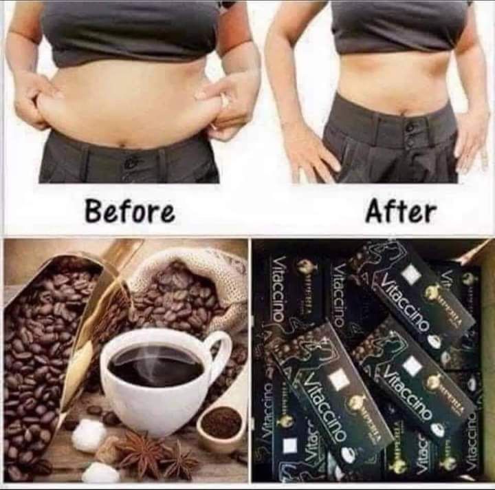 ☕️☕️Vitaccino  အဆီကျကော်ဖီ လက်ဟောင်းစစ်စစ်(Thai made)   ( 15 ထုတ်ပါ ပါတယ် )