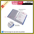 Display Book Plastic File Folder Display Presentation Book Thin 100 Pocket A4 Size Random color- 1pcs. 