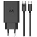 Original Motorola 30W Turbo Power Charger Fast Charging Adapter C To Type C Cable For Moto Edge S G30 G50 E5 Plus Z Z2 Z3 Play P50. 