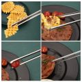 1Pc 304 Stainless Steel Barbecue Clip Grill Tongs Meat Cooking Utensils BBQ Baking Silver Kitchen Accessories Camping Supplies. 