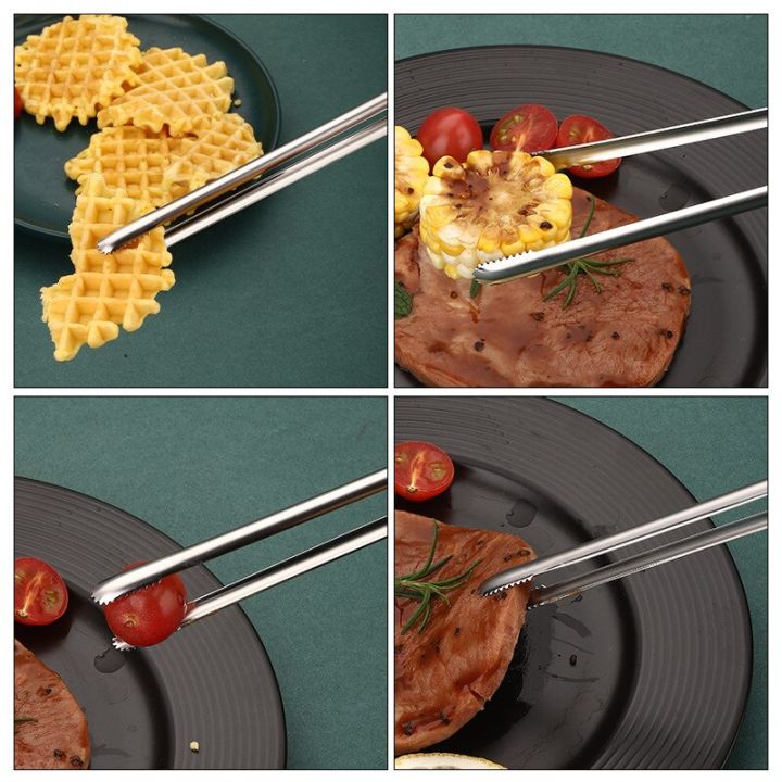 1Pc%20304%20Stainless%20Steel%20Barbecue%20Clip%20Grill%20Tongs%20Meat%20Cooking%20Utensils%20BBQ%20Baking%20Silver%20Kitchen%20Accessories%20Camping%20Supplies%20-%20Image%205