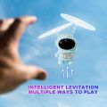 Funny Astronaut Style Mini Infrared Induction Flying Ball Aircraft Helicopter Toy And Spaceship Shape Kids Helicopter Drone. 
