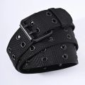 New Men Breathable Nylon Fabric Belt outdoor sport Belt Pin Buckle Trousers Jeans Belt.
