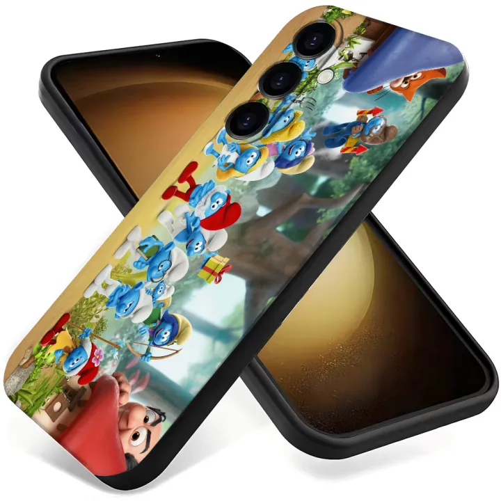 Funny%20And%20Cute%20S-Smurfs%20Anime%20Phone%20Case%20For%20Samsung%20Galaxy%20S25%20S24%20S23%20S22%20S21%20PLUS%20ULTRA%20-%20Image%202