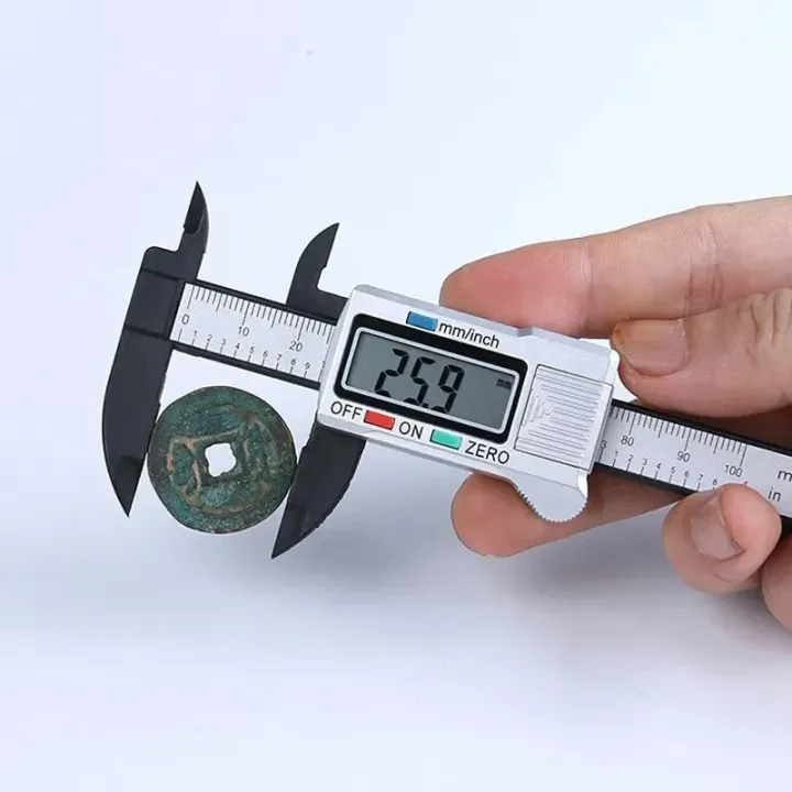 Plastic Vernier Caliper Digital Display Caliper Mini Text Play Caliper ...