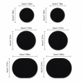 Self‑Adhesive Black Shoe Repair Patches, Flexible Fabric Shoe Heel Repair Stickers for Shoes Hole Repair. 