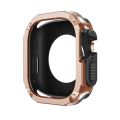 2 In 1 Case for Apple Watch 41mm 45mm 40mm 44mm 49mm TPU + PC Shockproof Protector Bumper for Iwatch Series Ultra 8 7 6 5 4 3 SE. 