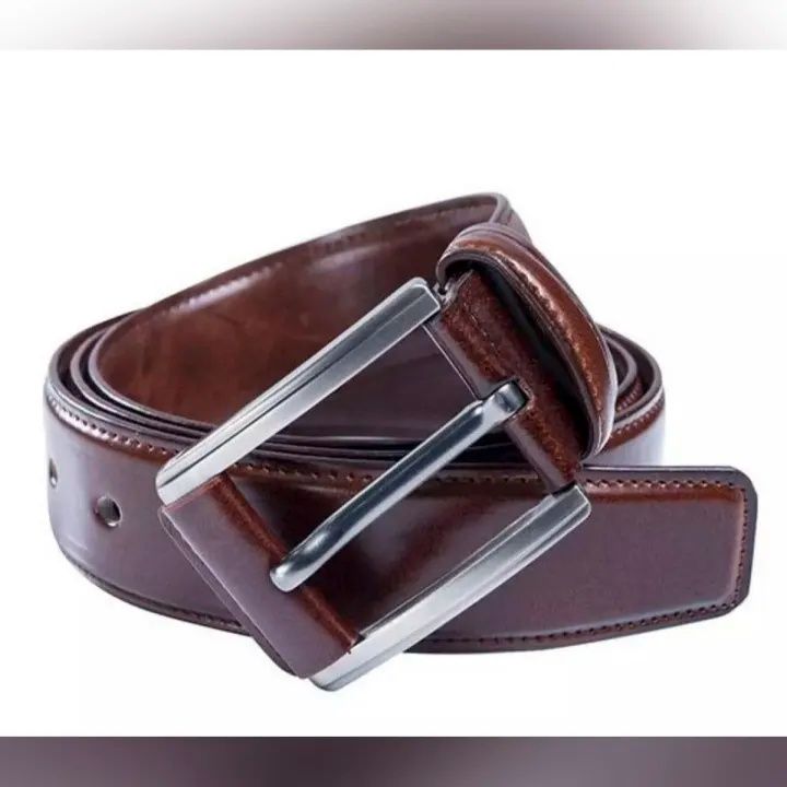 Artificial Leather Formal Belt for Men | Brown