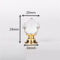 20mm 30mm 40mm 50mm Crystal Ball Design Clear Crystal Glass Knobs Cupboard Drawer Pull Kitchen Cabinet Wardrobe Handles Hardware. 