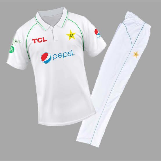Pakistan Test Team Kit , Trouser Shirt Excellent Quality