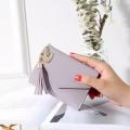 2H women's foldable mini wallet with love tassel pendant | women's wallet 2023 | cod. 