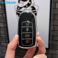 Premium Black & Silver TPU Car Key Fob Cover for Chery Omoda E5, Omoda 5 & Tiggo 7Pro – Stylish Protection, Perfect Fit!. 