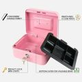 Protable Key Safe Box Key Locker Safe Home Shop Steel Safe Money Box Security Cash Box Storage Hidden Coin Money Jewellery. 