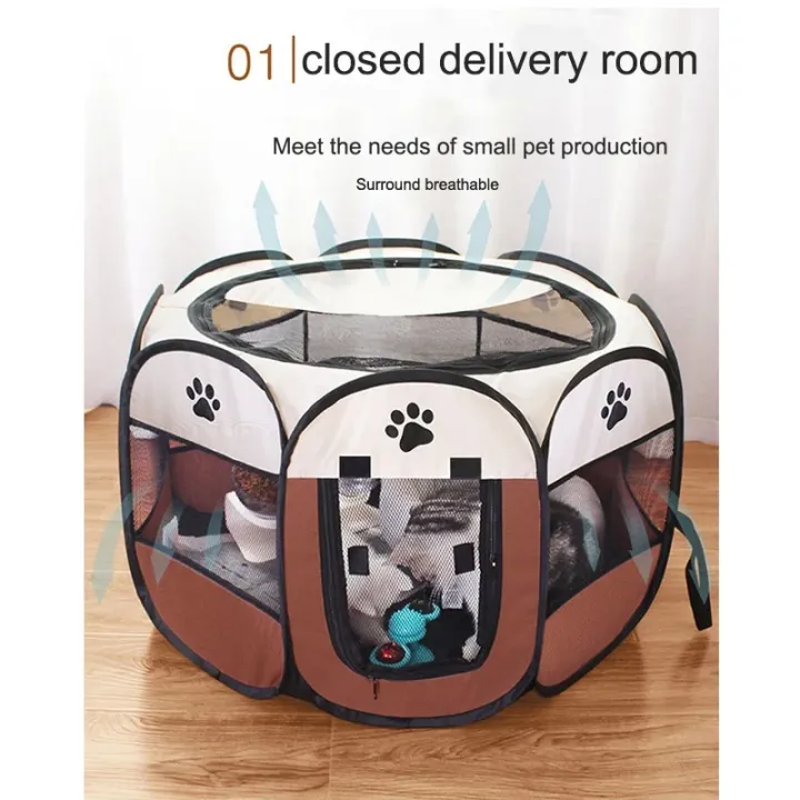 Portable%20Foldable%20Outdoor%20DogTent%20dog%20House%20Portable%20Folding%20Travel%20Pet%20Tent%20Cat/Dog%20Cage%20Easy%20Operation%20Large%20Cat/Dog%20Fences%20-%20Image%203
