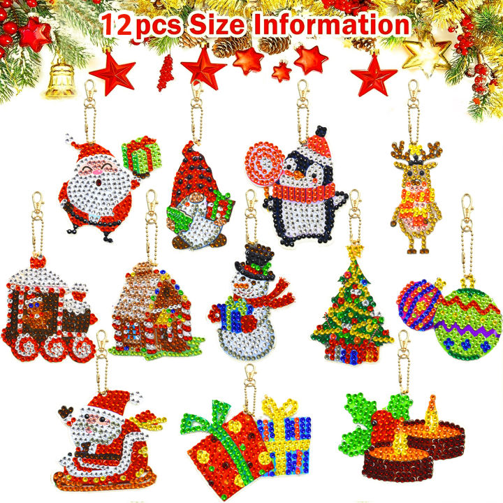 12pcs/Set%20DIY%20Diamond%20Painting%20Christmas%20Keychains%20Double%20Sided%20Crystal%20Rhinestones%20Key%20Chains%20Diamond%20Art%20Christmas%20Ornaments%20-%20Image%207