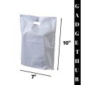 Textile Plain white Bag Polythene Bags12"*16"bag with handles tulips bag. 