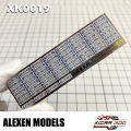 Alexen 1/64 Model Car Metal License Plates Western Style Toy Cars Detail-up Parts Diorama Decoration Simulation Scene Toy. 