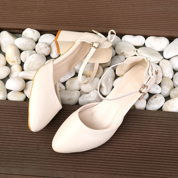 2025%20Spring/Summer%20Hot%20Sale%EF%BC%81Fairy%20Style%20Thin-Strap%20High%20Heels%20-%20Bowknot%20with%20Golden%20Buckle,%20Comfortable%20&%20Versatile%20-%20Image%203