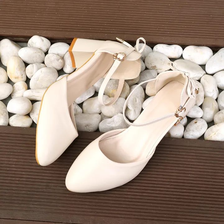 2025%20Spring/Summer%20Hot%20Sale%EF%BC%81Fairy%20Style%20Thin-Strap%20High%20Heels%20-%20Bowknot%20with%20Golden%20Buckle,%20Comfortable%20&%20Versatile%20-%20Image%203