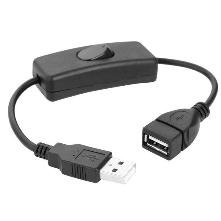28cm USB Cable with On/Off Switch, Male to Female USB Extension Inline ...