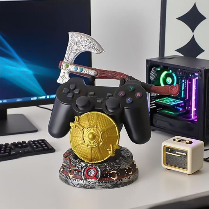 1pc%20New%20God%20Of%20War%20Game%20For%20PS5/Xbox/PS4%20Controller%20Creative%20Stand%20Unique%20Gamepad%20Stand%20Desktop%20Decoration%20Game%20Accessory%20-%20Image%205