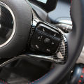 Carbon Fiber Car Inner Steering Wheel Cover Sticker Trim for BYD Atto3 Atto 3 2022 2023 Yuan Plus Dolphin Accessories. 