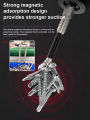 Black strong magnetic suction impact bit set hand drill high hardness  head hand drill bit. 