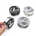 4Pcs Car Wheel Center Hub Caps Cover Accessories For Lexus FSPORT GS GX IS LS LX CT LC RC LBX NX RX 350h 450h ES UX 300e GX460. 