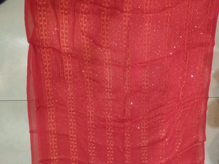 new%20design%20Indian%20Georgette%20sequence%20orna%20for%20women%20dupatta%20-%20Image%209