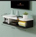 2 Tier Modern Wall Mounted Media Console Floating TV Shelf for Xbox One/PS4/Cable Box/DVD Players/Game Led tv book shelf (customized). 