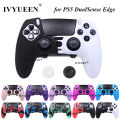 IVYUEEN Soft Rubber Silicone Case for PlayStation 5 PS5 DualSense Edge Controller Protector Skin Thumb Grip Caps Accessories. 