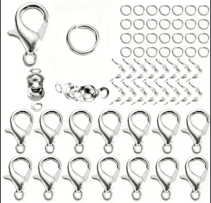 60pcs%20Heavy-Duty%20Alloy%20Lobster%20Clasps%20with%20Jump%20Rings%20-%20Secure%20Fastening,%20for%20Bracelets,%20Necklaces,%20Keychains,%20Earrings%20-%20Jewelry%20Making%20Supplies%20for%20Beginners%20&%20Professionals%20(Durable%20Connector%20Clasps),%20Lobster%20Clasp%20Charms,%20Earring%20Components,%20Crimp%20Con%20-%20Image%202