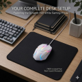 Wired Gaming Mouse 7 LED RGB Optical Precision Mouse For PC and Laptop Responsive Optical Tracking For Precise Control. 