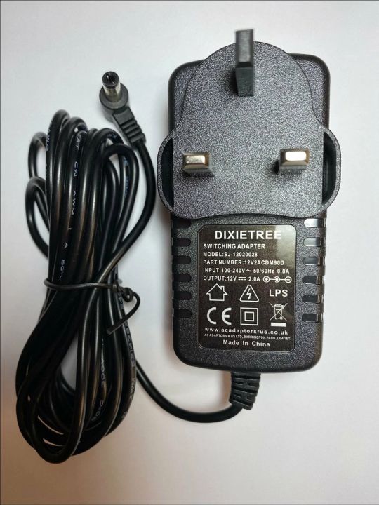 12V 2A AC/DC Power Adapter, model SZ-AD24V0, made in China. 