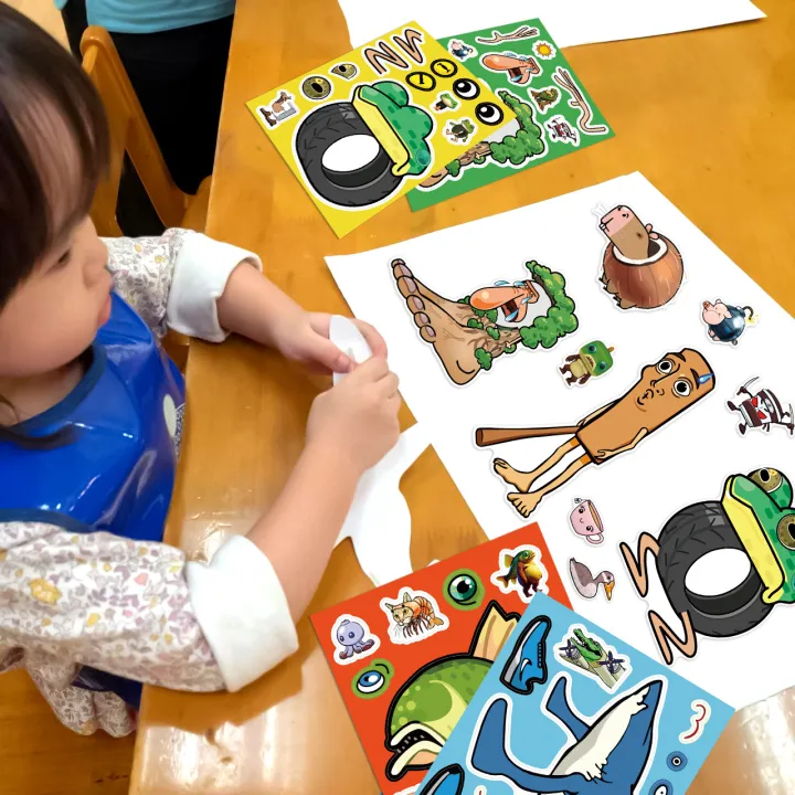 8Sheets%20DIY%20Puzzle%20Sticker%20Tung%20Tung%20Tung%20Sahur%20Make%20A%20Face%20Funny%20Assemble%20Jigsaw%20Stickers%20Educational%20-%20Image%205