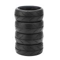 4PCS 64MM 1/10 Flat Track Tire For HSP 94123 94122 TT01 FW06 Racing Road Tire Flat Track Tire.